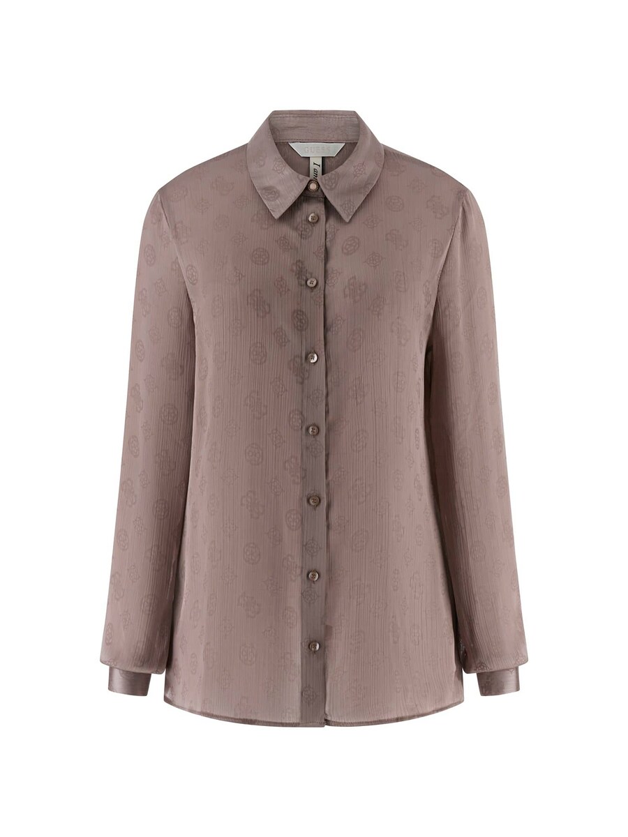 

Блуза GUESS, цвет Brown/Dark brown