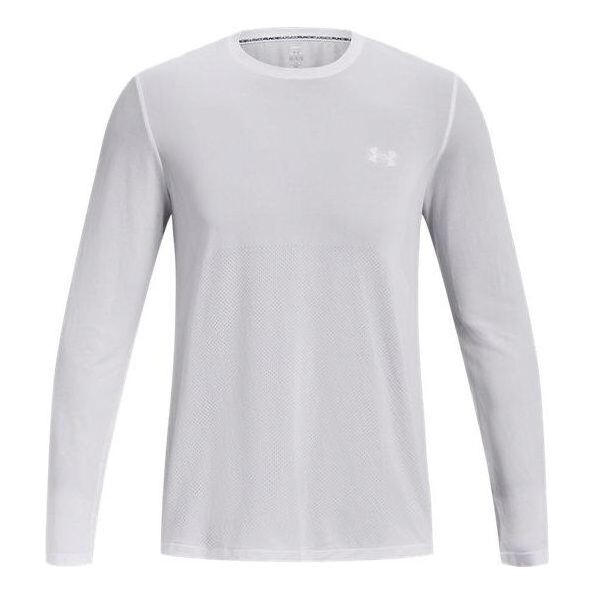 

Футболка seamless stride long sleeve 'white' Under Armour, белый
