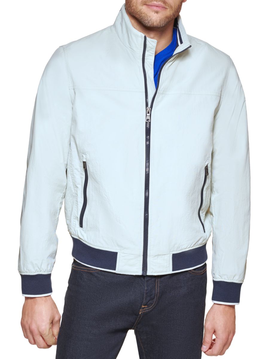 

Куртка-бомбер с воротником-стойкой Tommy Hilfiger, цвет Ice