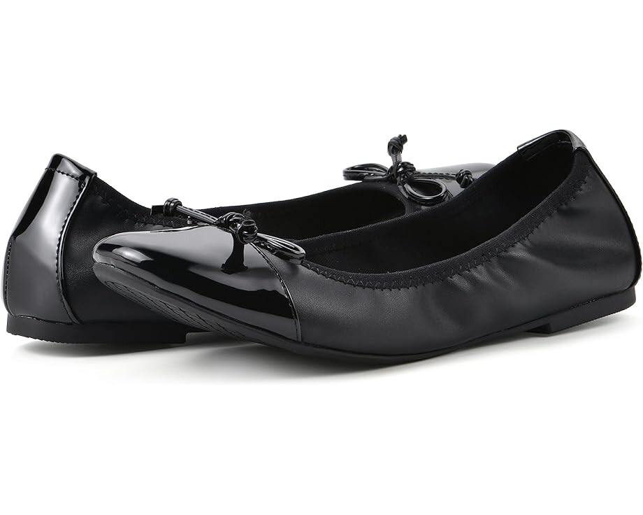 

Туфли на плоской подошве White Mountain Sunnyside II, цвет Black/Black Patent