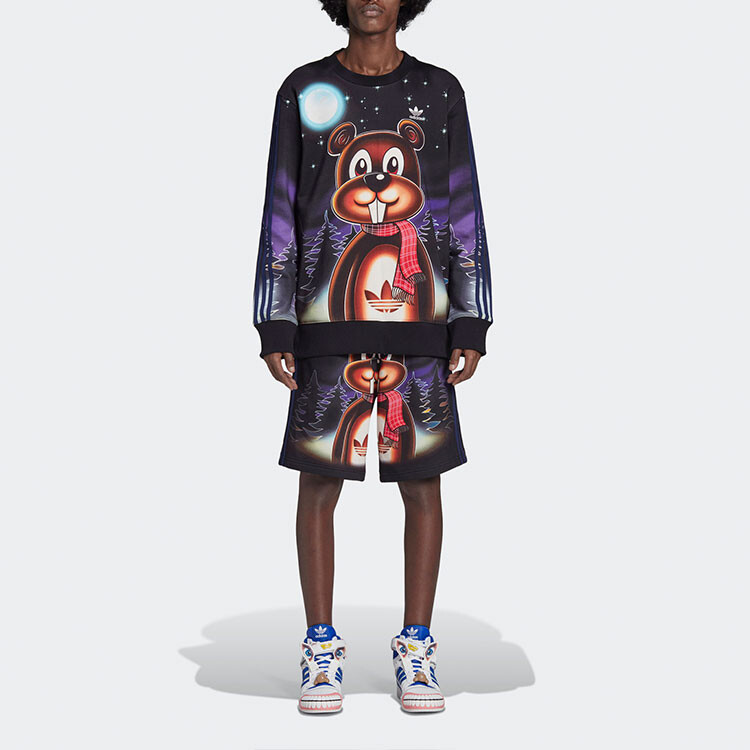 Толстовка мужская многоцветная Adidas Originals, цвет Multicolor — фото 3