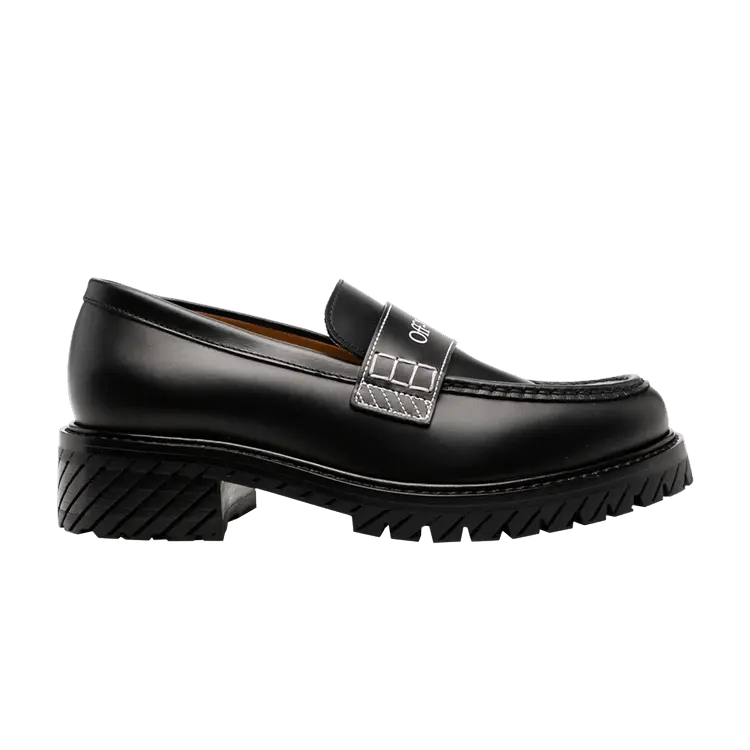 Лоферы Off-White Wmns Combat Loafer 'Black', черный