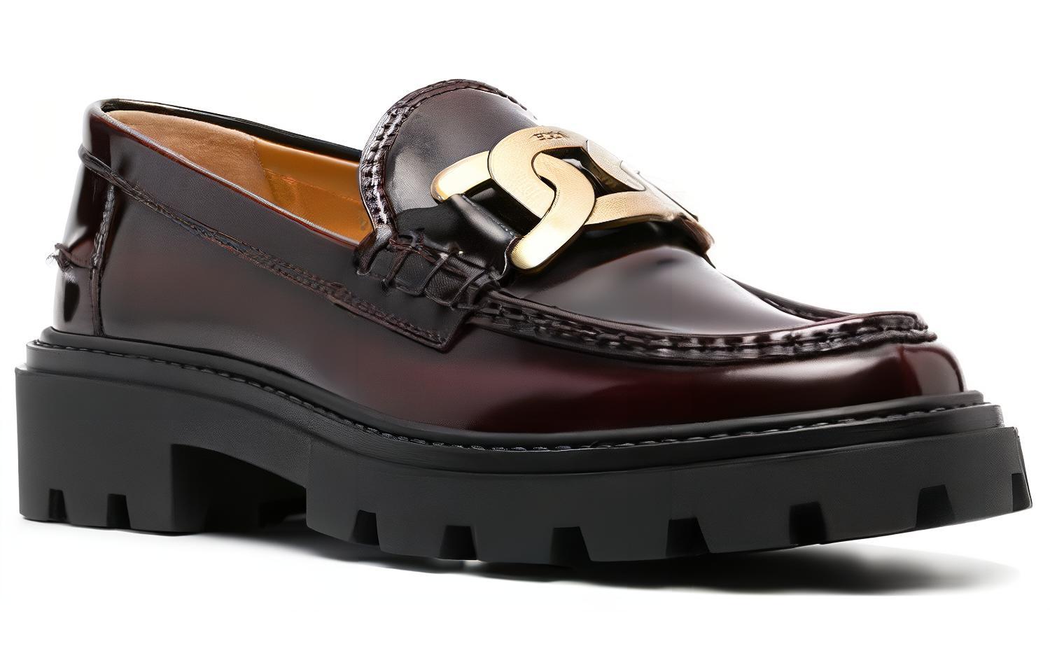 Босоножки-лодочки из кожи с логотипом на бляшке TOD'S — фото 3