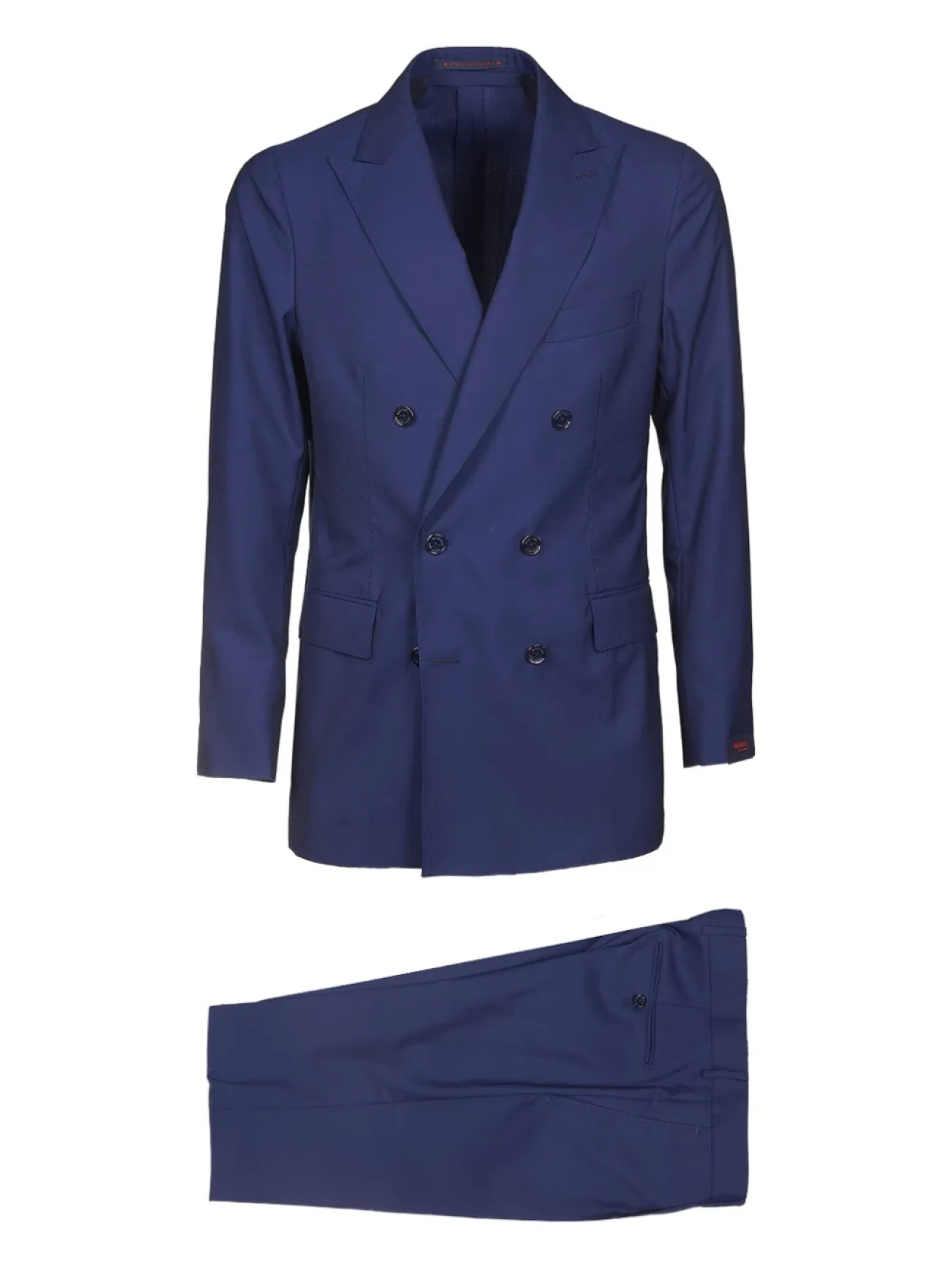 

Двубортный костюм Bagnoli Sartoria Napoli, синий