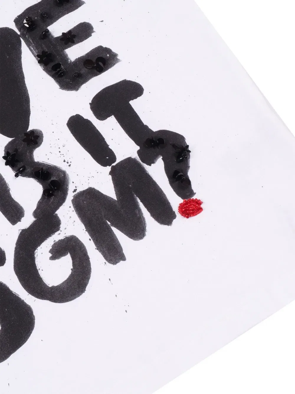 Футболка с принтом Msgm Kids, белый — фото 3