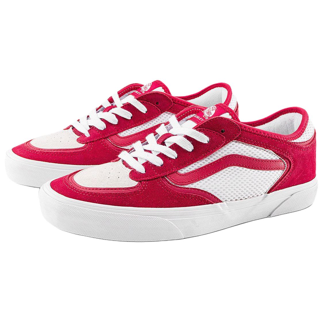 Vans Rowley Classic Low top Skateboard Shoes Unisex Pink White — фото 3