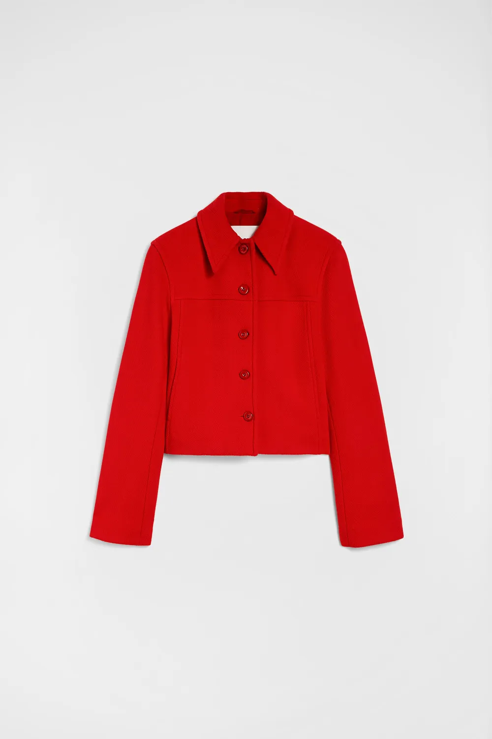 

Шерстяной пиджак JIL SANDER, красный