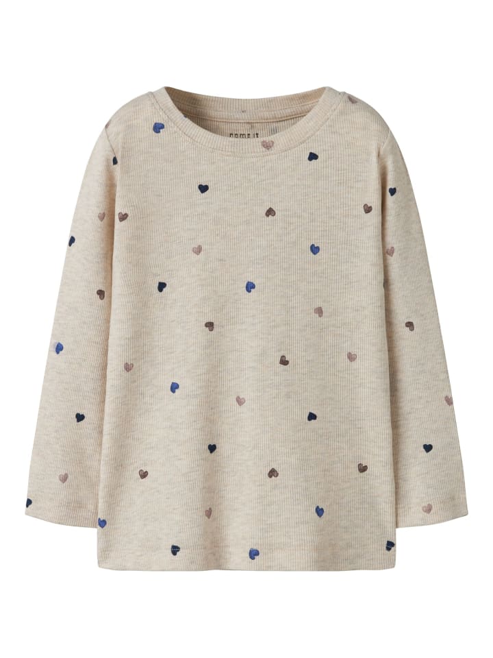 

Name it Футболка с длинными рукавами NMFNUTTI LS TOP в цвете «пейот меланж»