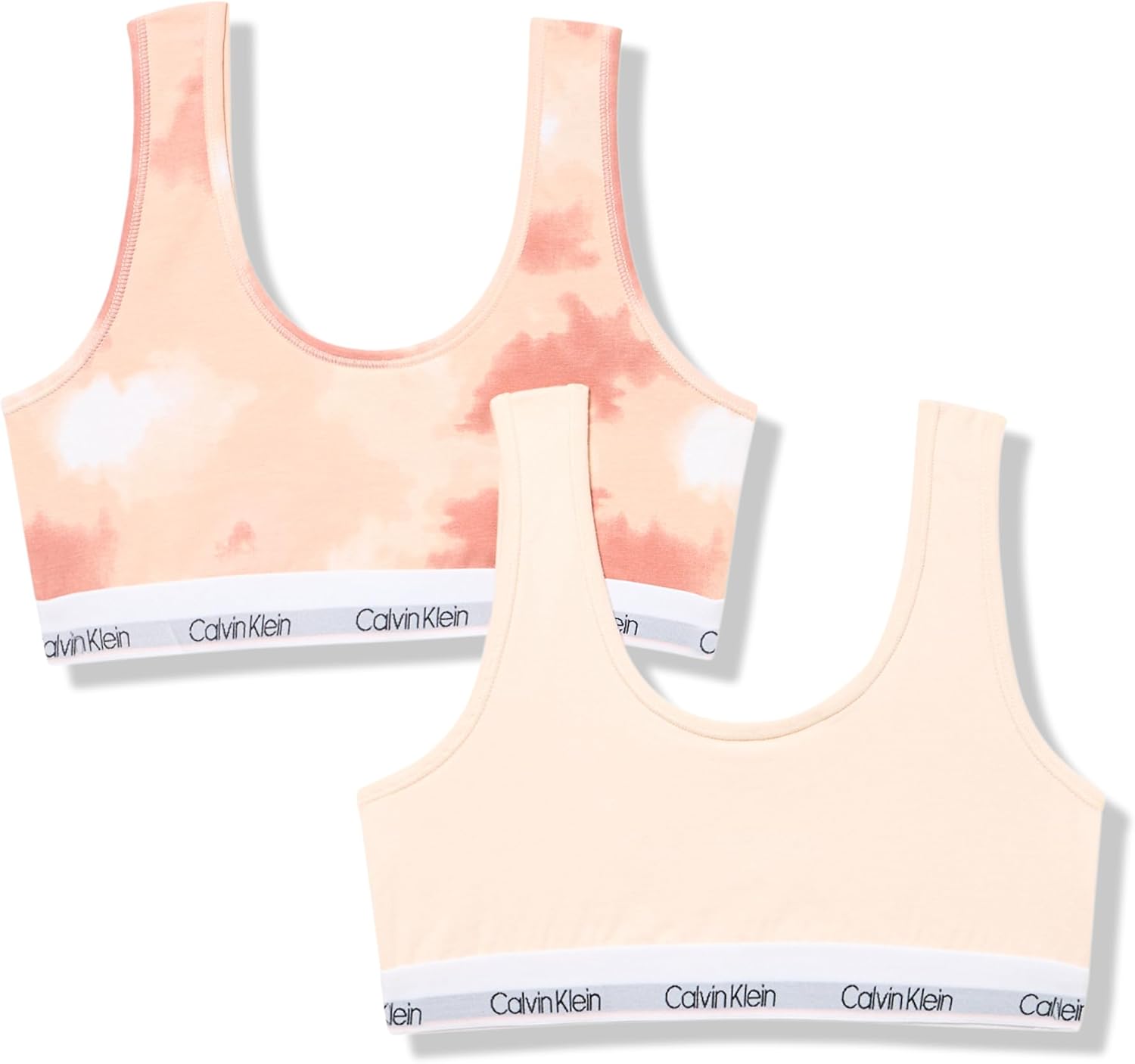 

Набор из двух бюстгальтеров-бралеттов для девочек Calvin Klein, Warm Tie Dye