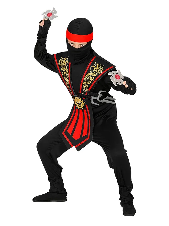 Костюм Kombat Ninja, Carnival Party, красный/черный — фото 2