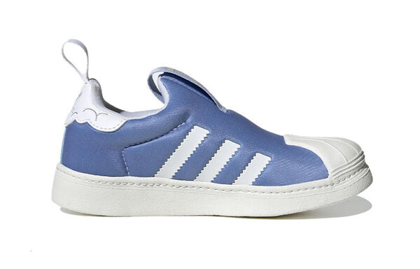 Кроссовки оригинальные superstar 360 x moomin shoes Adidas, синий — фото 2