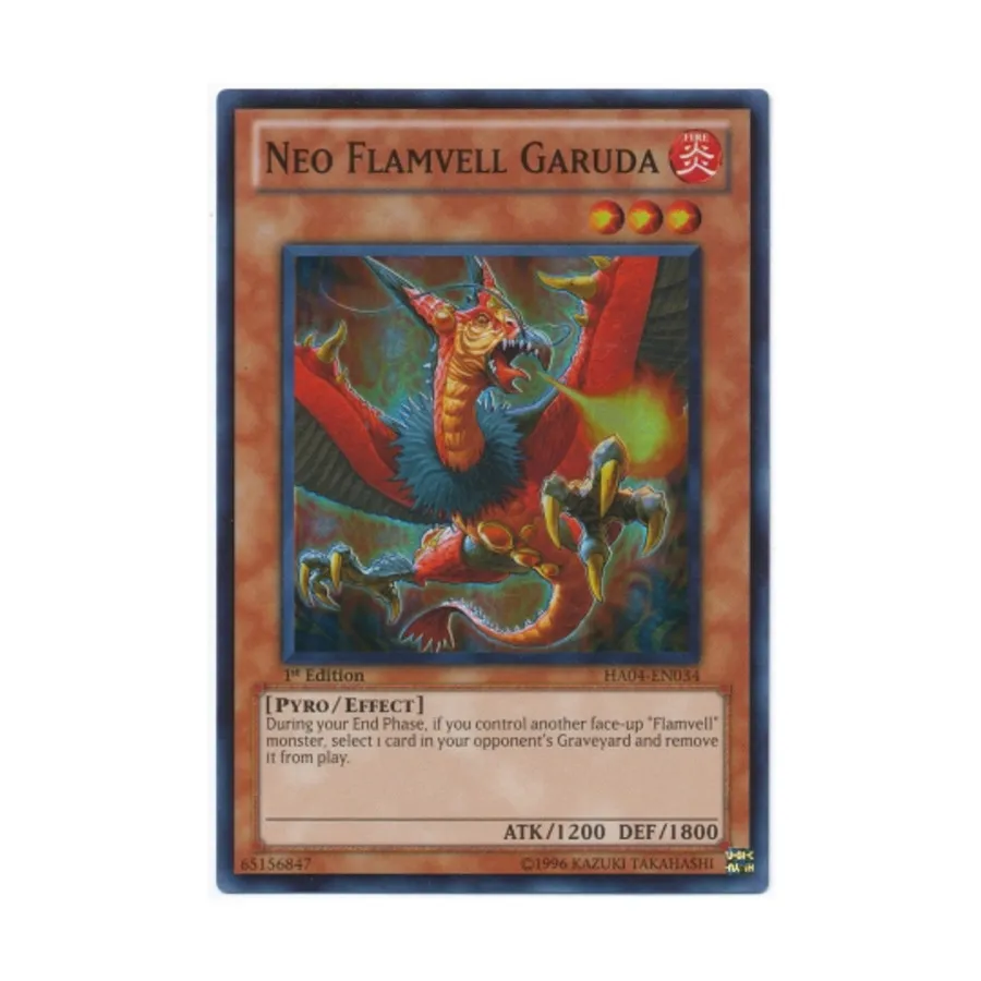 

CCG Нео Фламвелл Гаруда (Супер Редкий), Yu-Gi-Oh - Hidden Arsenal 4 - Singles