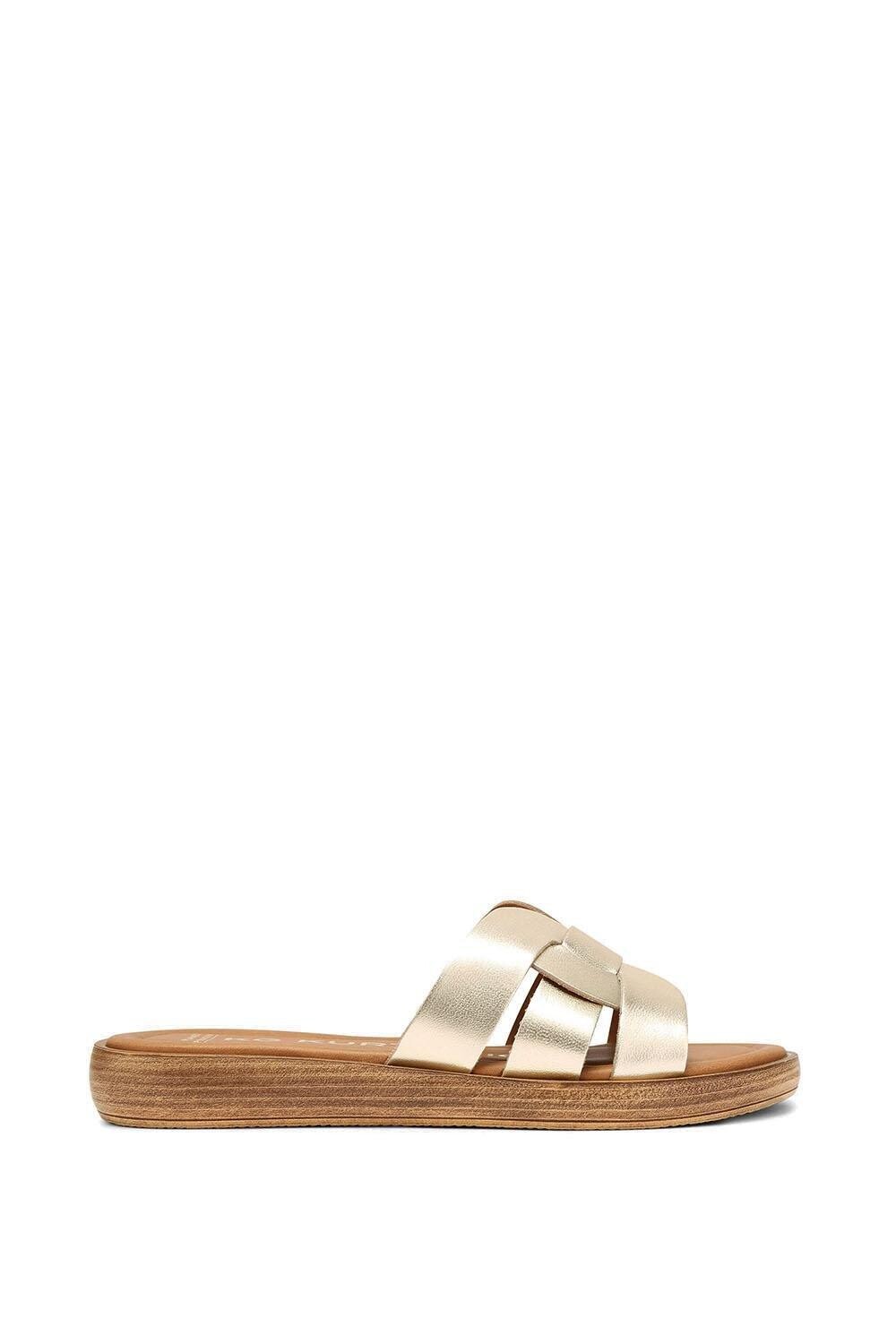 

Кожаные сандалии Robin KG Kurt Geiger, металлик