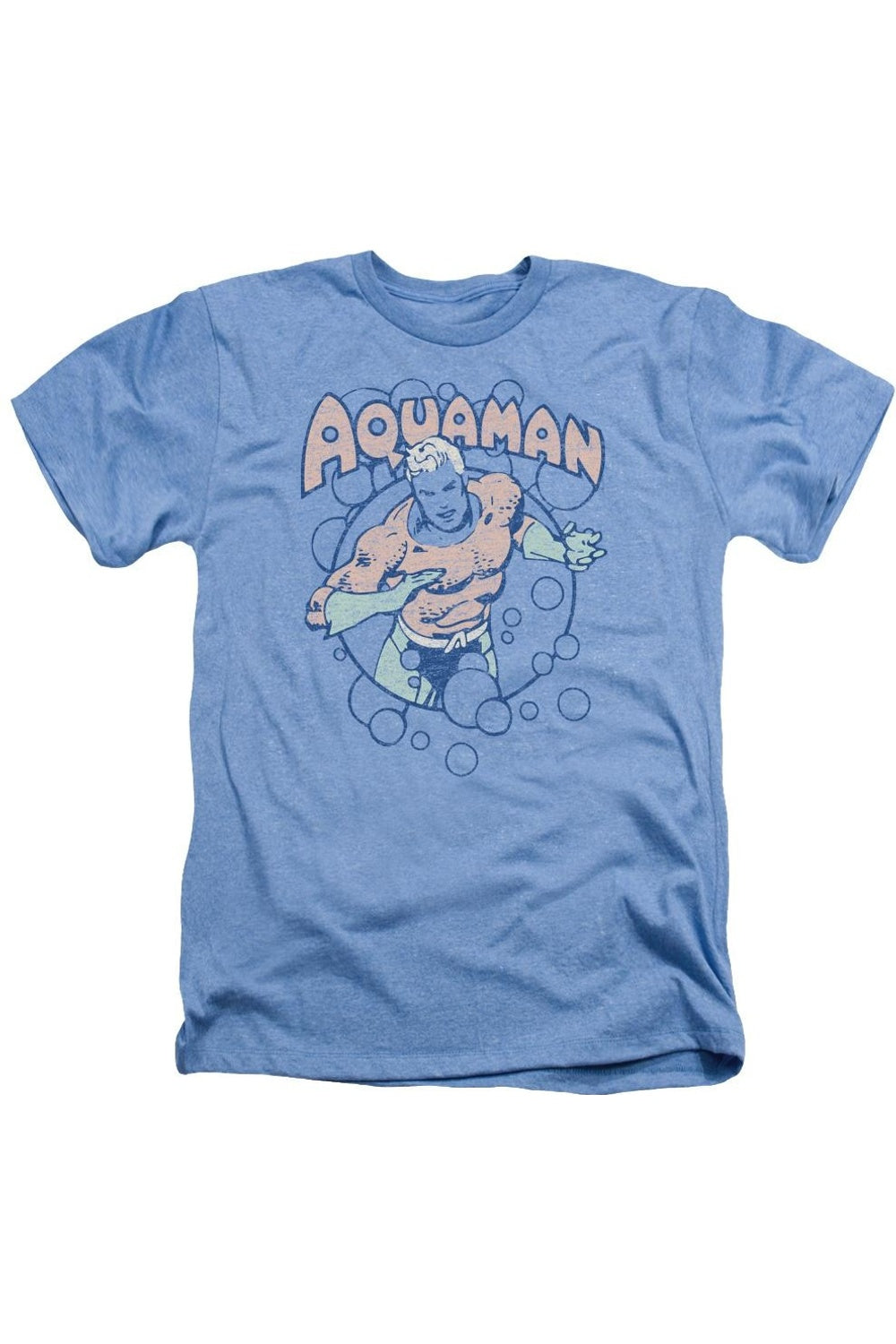 

DC Comics Bubbles Adult Heather Tee / Футболка Gildan, светло-голубой