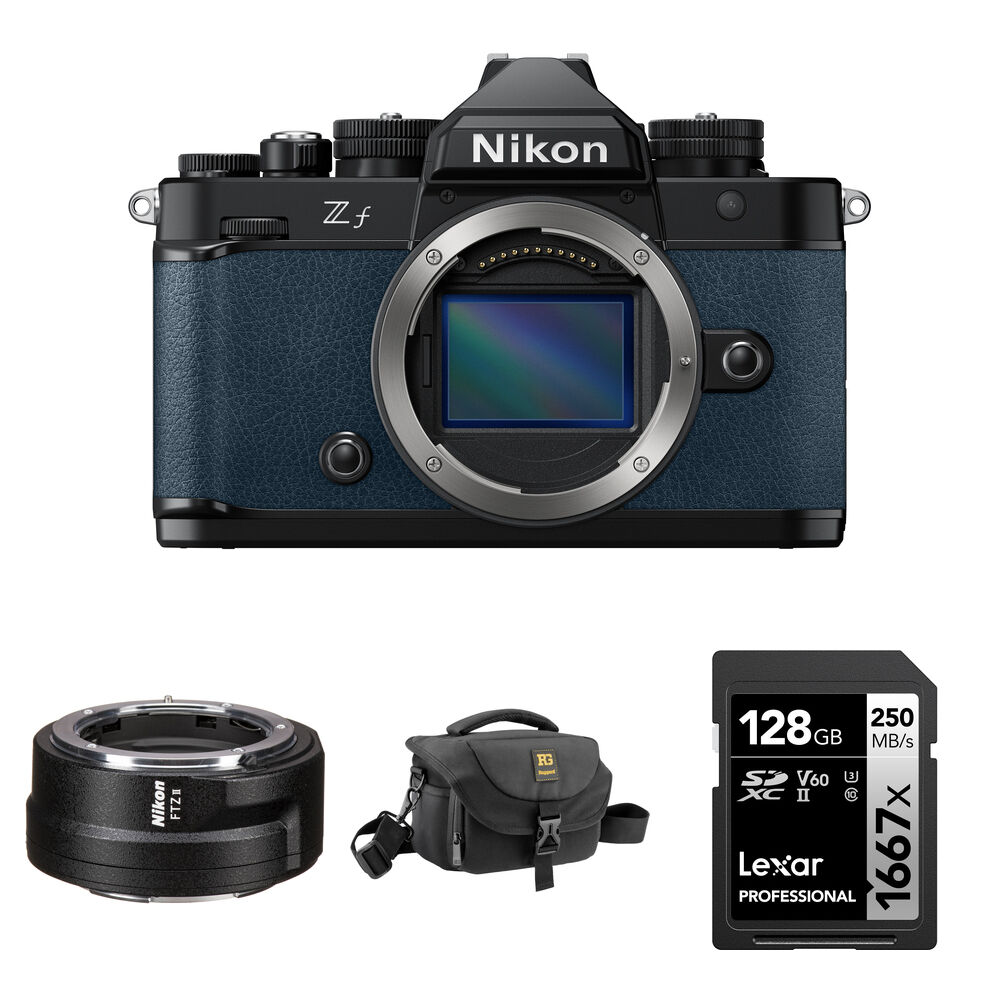 

Беззеркальная камера Nikon Zf Mirrorless Camera with FTZ II Mount Adapter and Basic