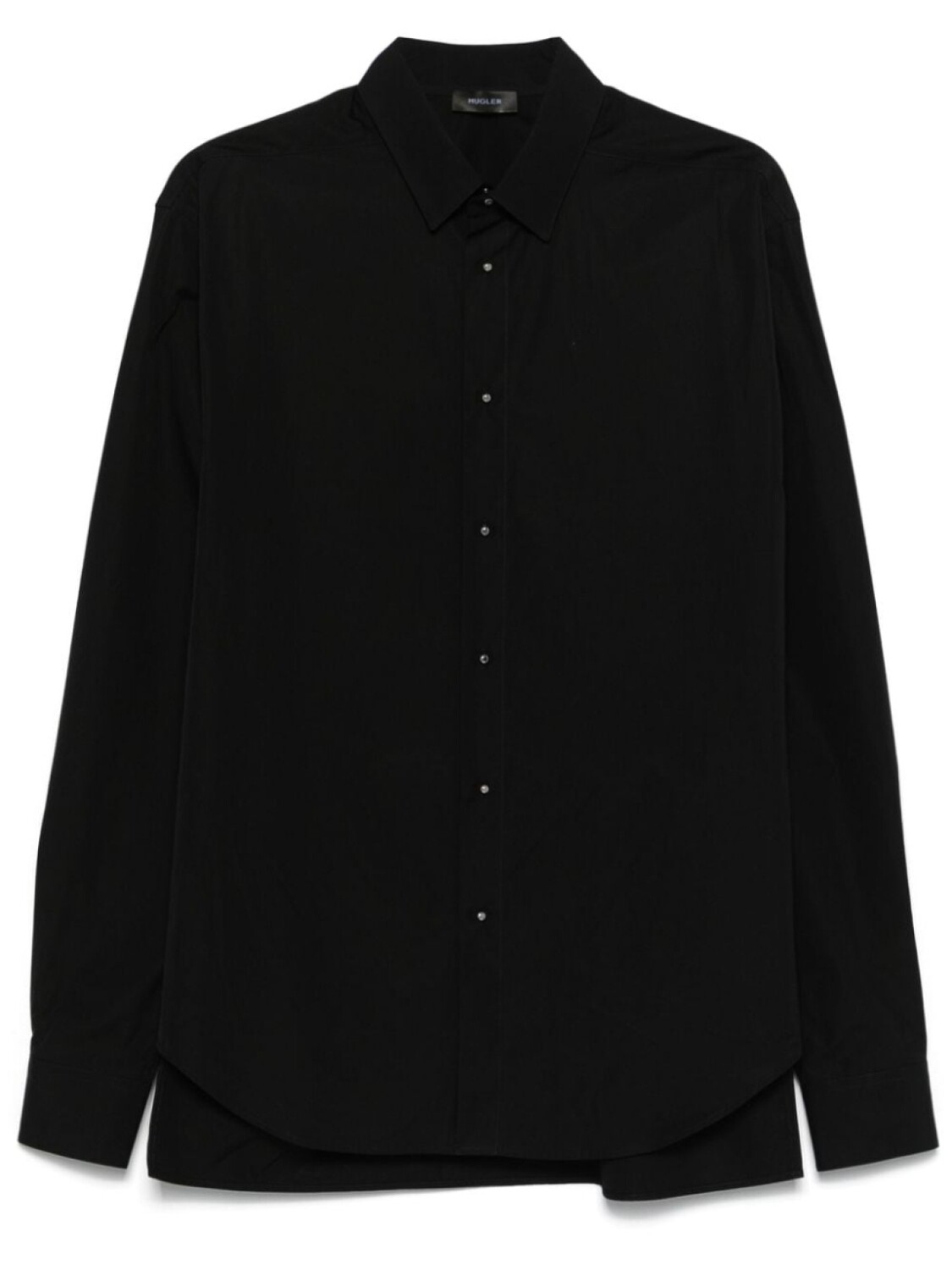 

Mugler поплиновая рубашка, черный