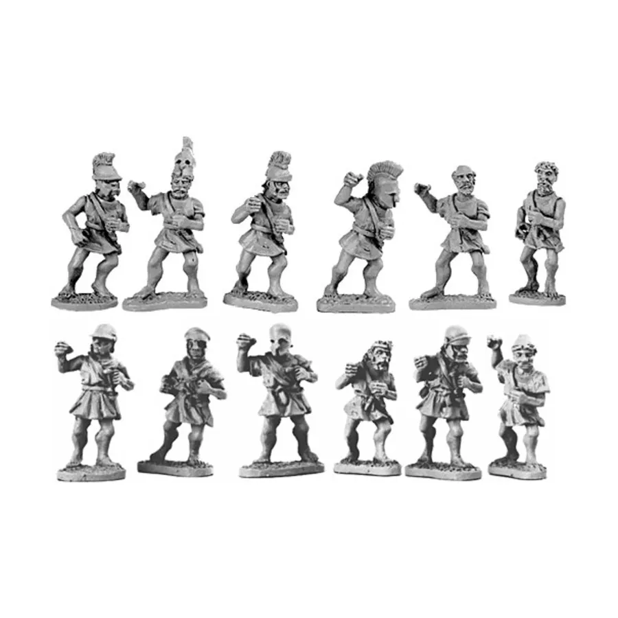 

Небронированные гоплиты, Ancients - Greek (15mm) (Xyston Miniatures)