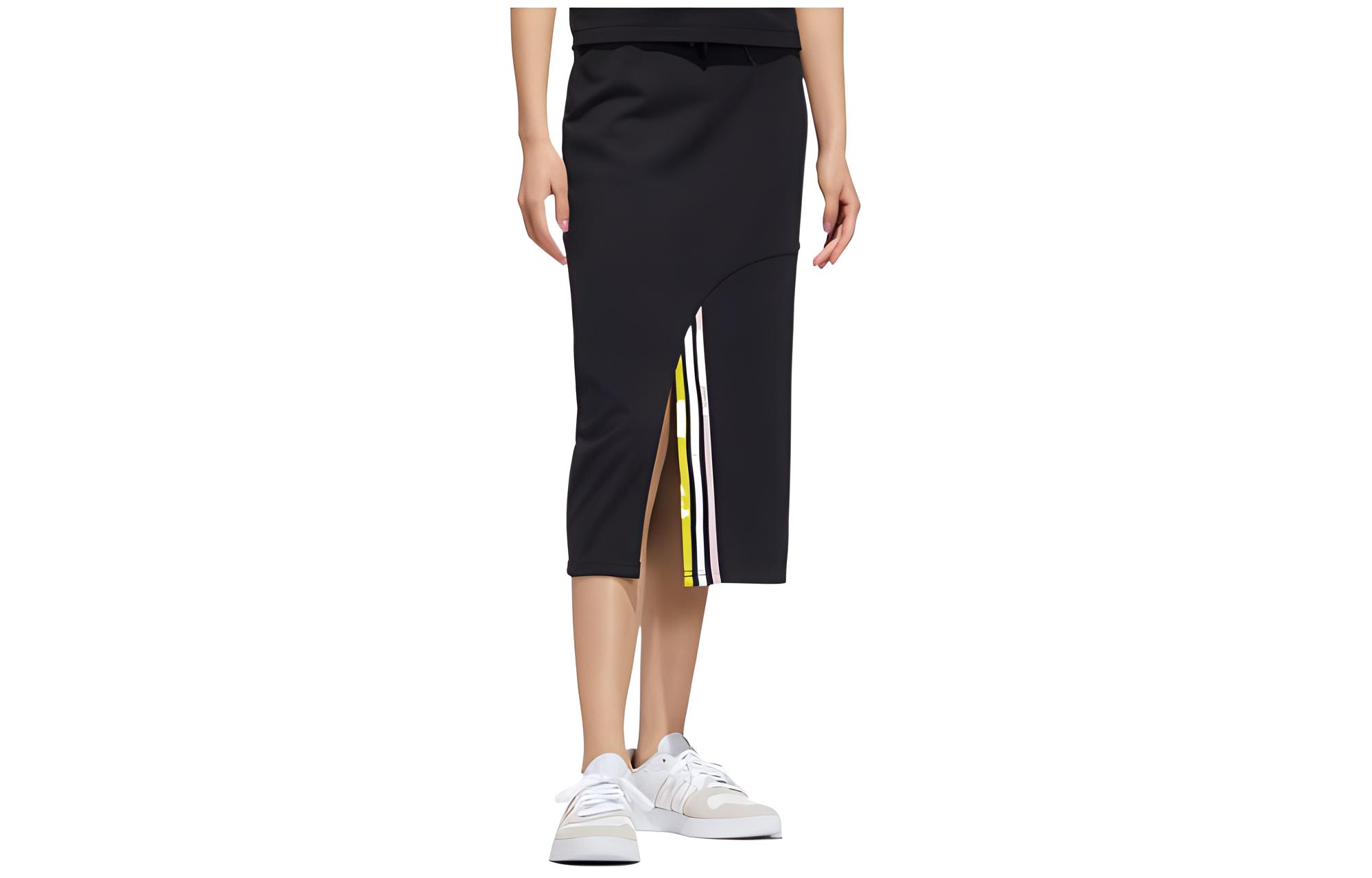 

Повседневная длинная юбка женская черная Adidas Neo