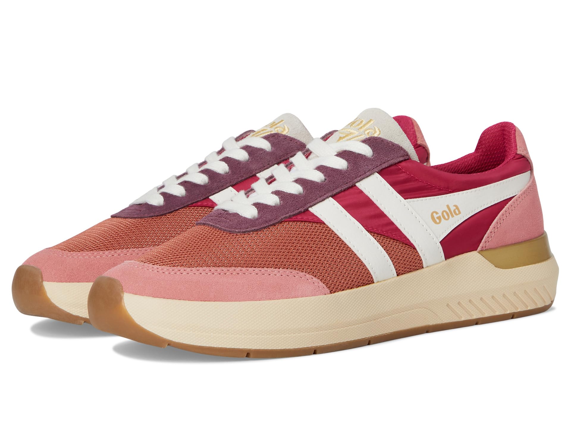Кроссовки Gola Raven, Orange Spice/Raspberry/Coral Pink