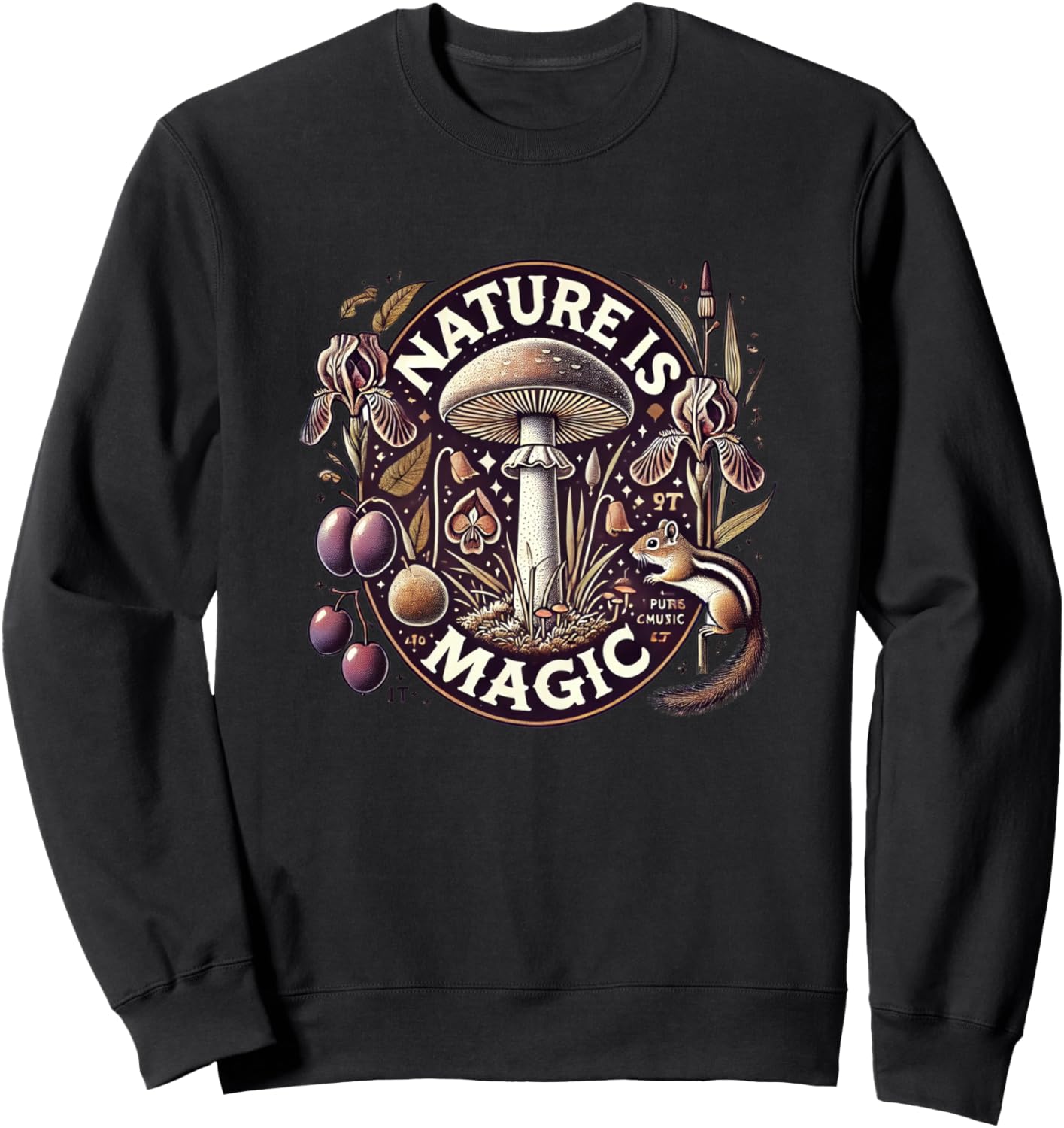 

Природа - это волшебство. Иллюстрация ко Дню Земли. Толстовка Sweet Magical Gardeners Snugg, черный