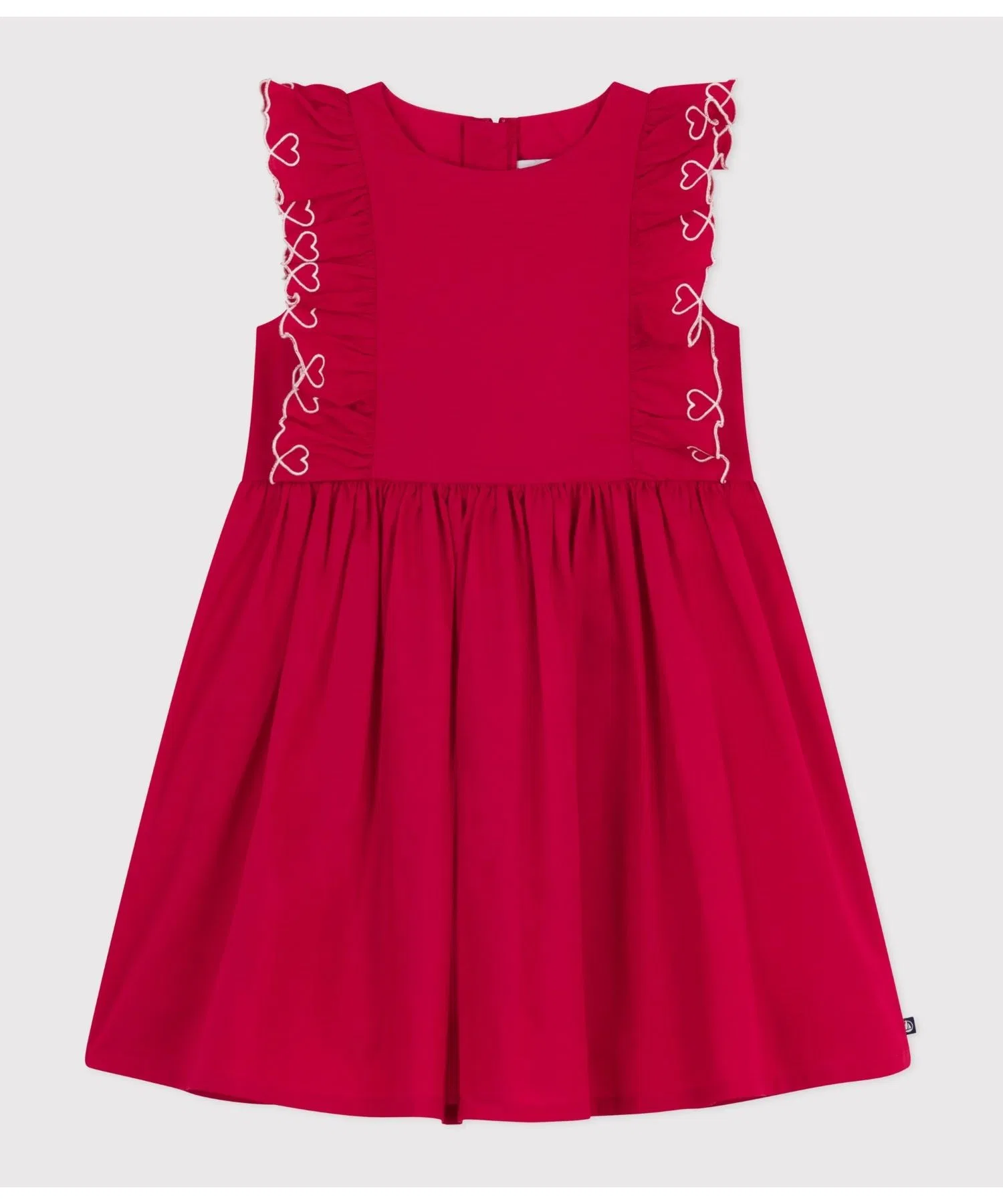 Детское платье Petit Bateau с вышивкой