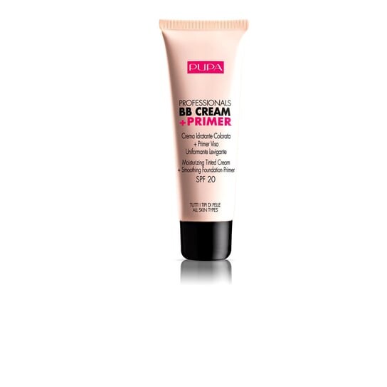 

База под макияж для всех типов кожи 001 Нюд, SPF 20, 50 мл Pupa, Professionals BB Cream&Primer