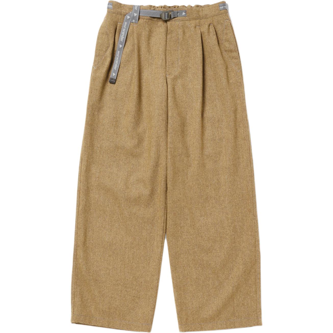 

Брюки повседневные унисекс цвета хаки And Wander