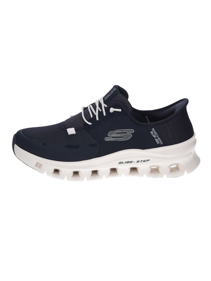 Skechers синие спортивные кроссовки — фото 2