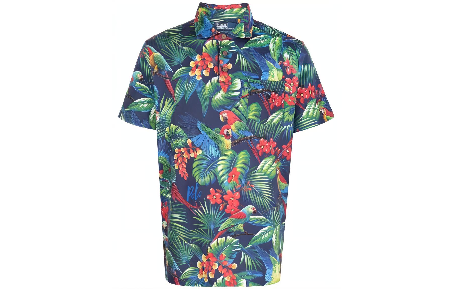 

Рубашка поло с цветочным принтом Polo Ralph Lauren, мультиколор