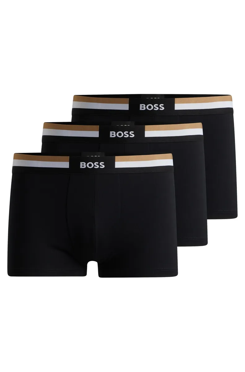 

BOSS Трусы "Trunk 3P Motion" (3 шт. в упаковке), с эластичным поясом, черный