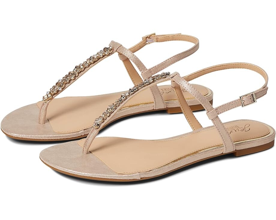 

Сандалии Jewel Badgley Mischka Dafina, розовое золото