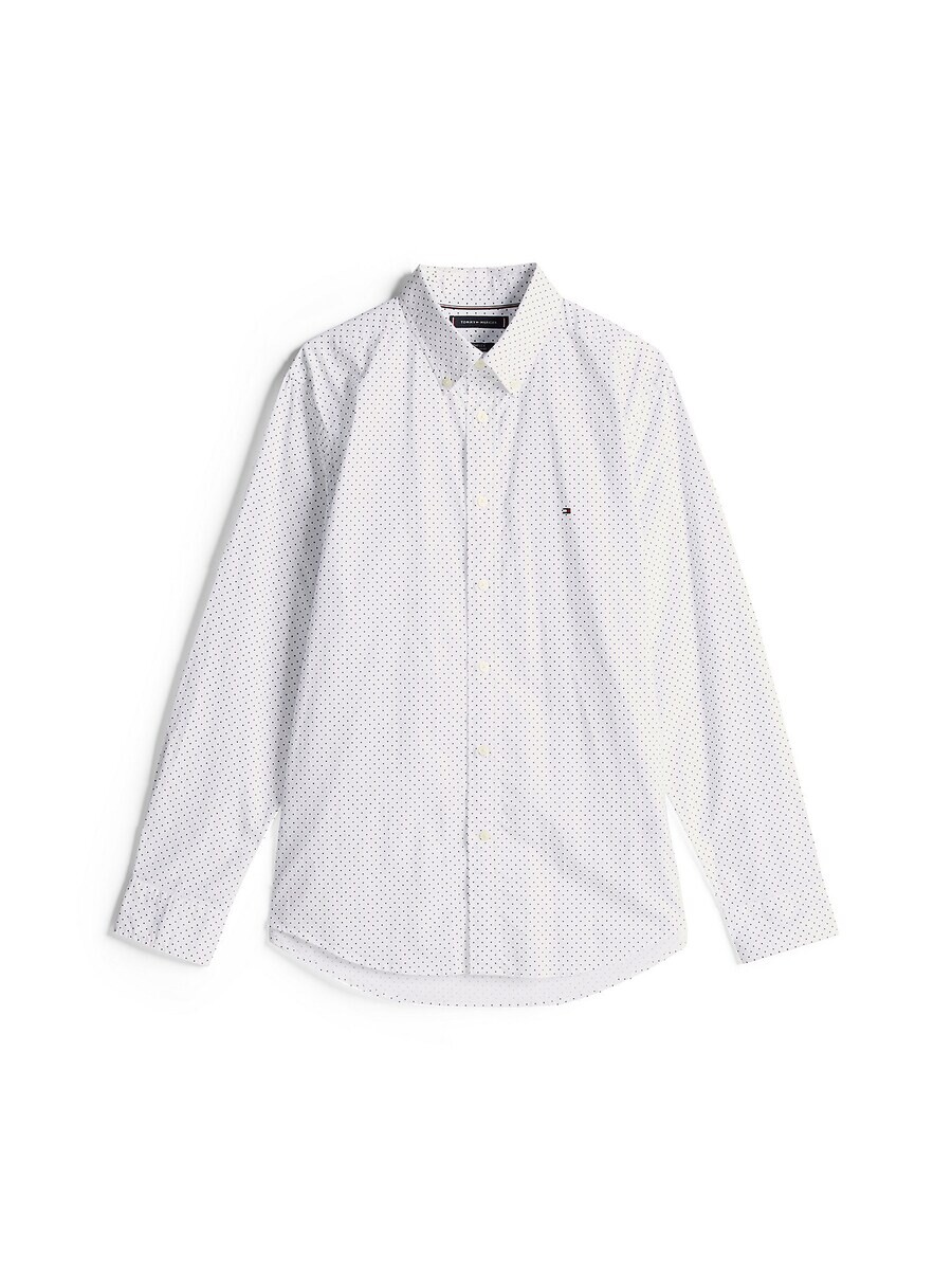 

Повседневная рубашка TOMMY HILFIGER Regular fit Button Up Shirt, белый