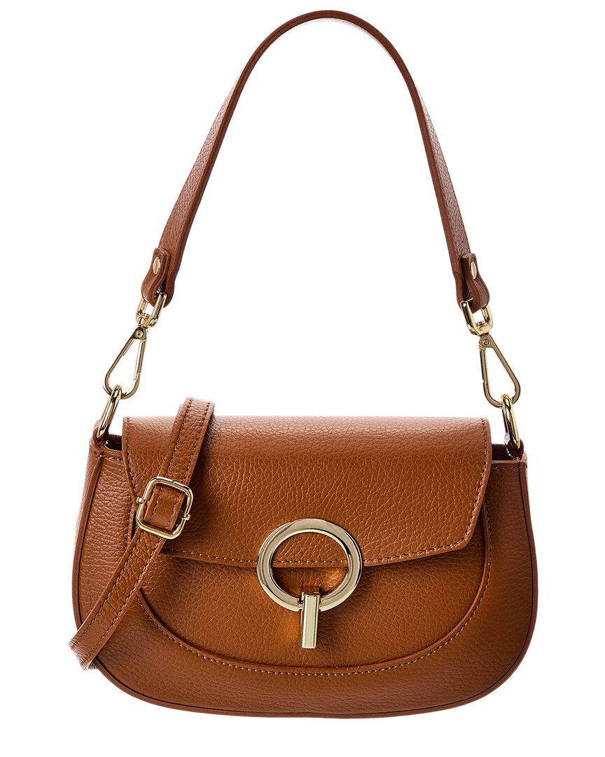 

Кожаная сумка через плечо Persaman New York янтарного цвета