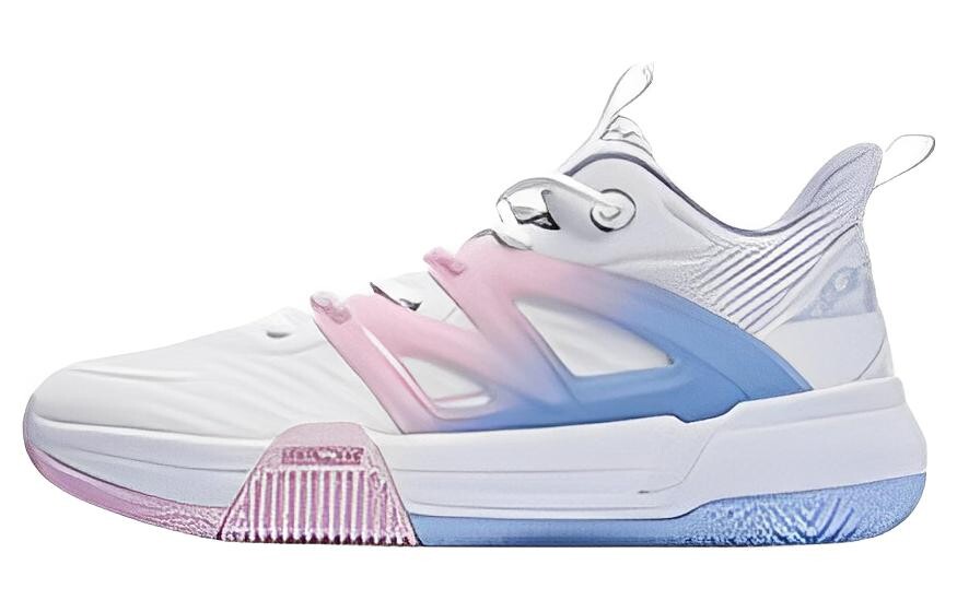 

Баскетбольные кроссовки Basketball Shoes Men Low-Top White/Blue Qiaodan