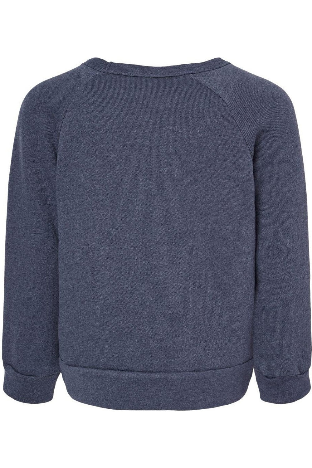 Толстовка реглан из флисовой губки для малышей BELLA + CANVAS, цвет heather navy — фото 2