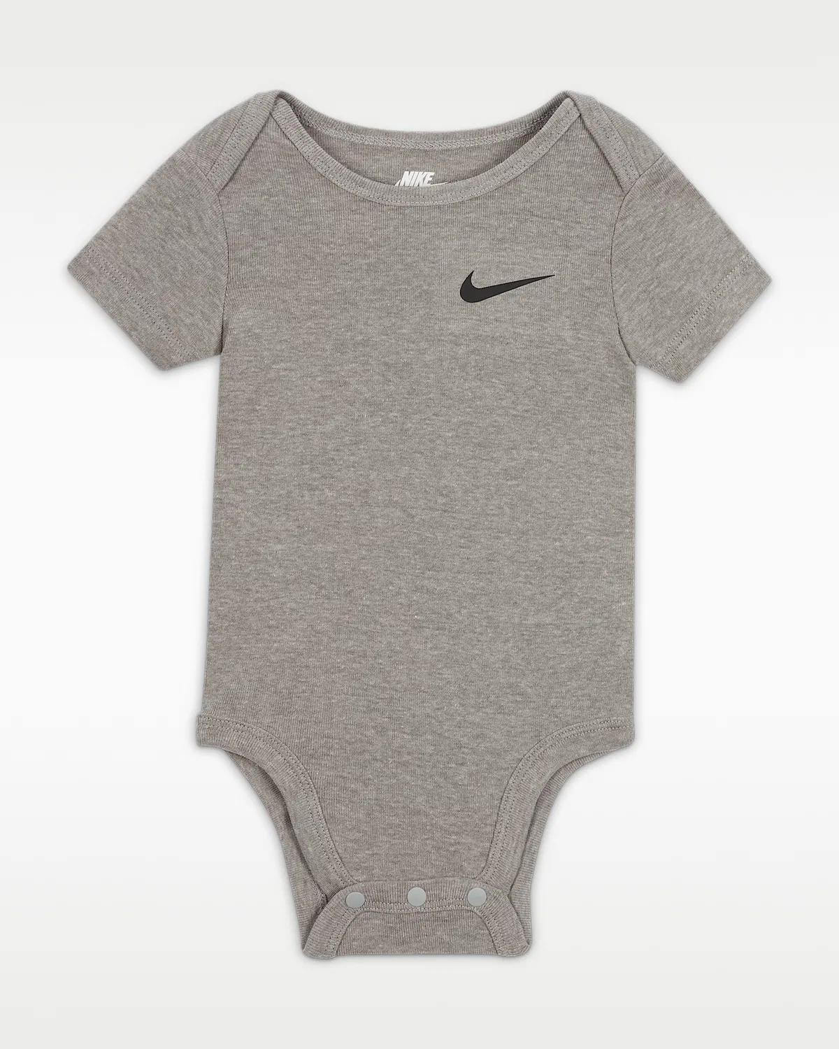 Baby (0-6M) Боди (3 шт) Nike Mini Me, Dark Grey Heather — фото 3
