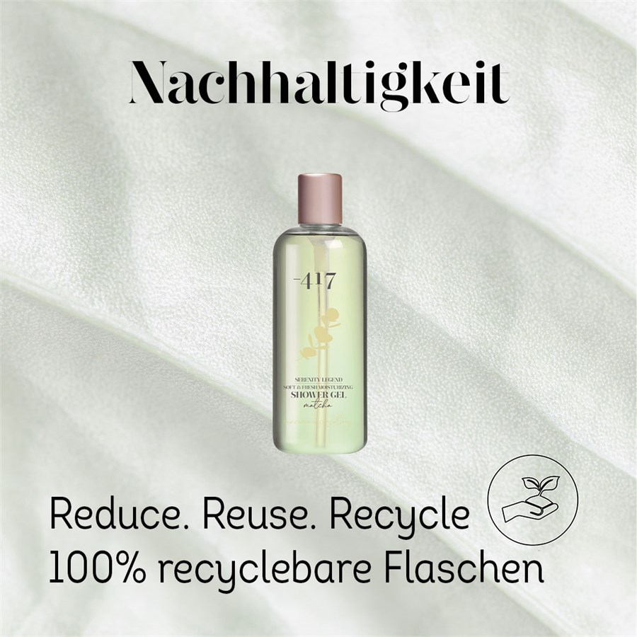 Гель для душа matcha soft & fresh moisturizing shower gel 417, объем 350 мл — фото 3