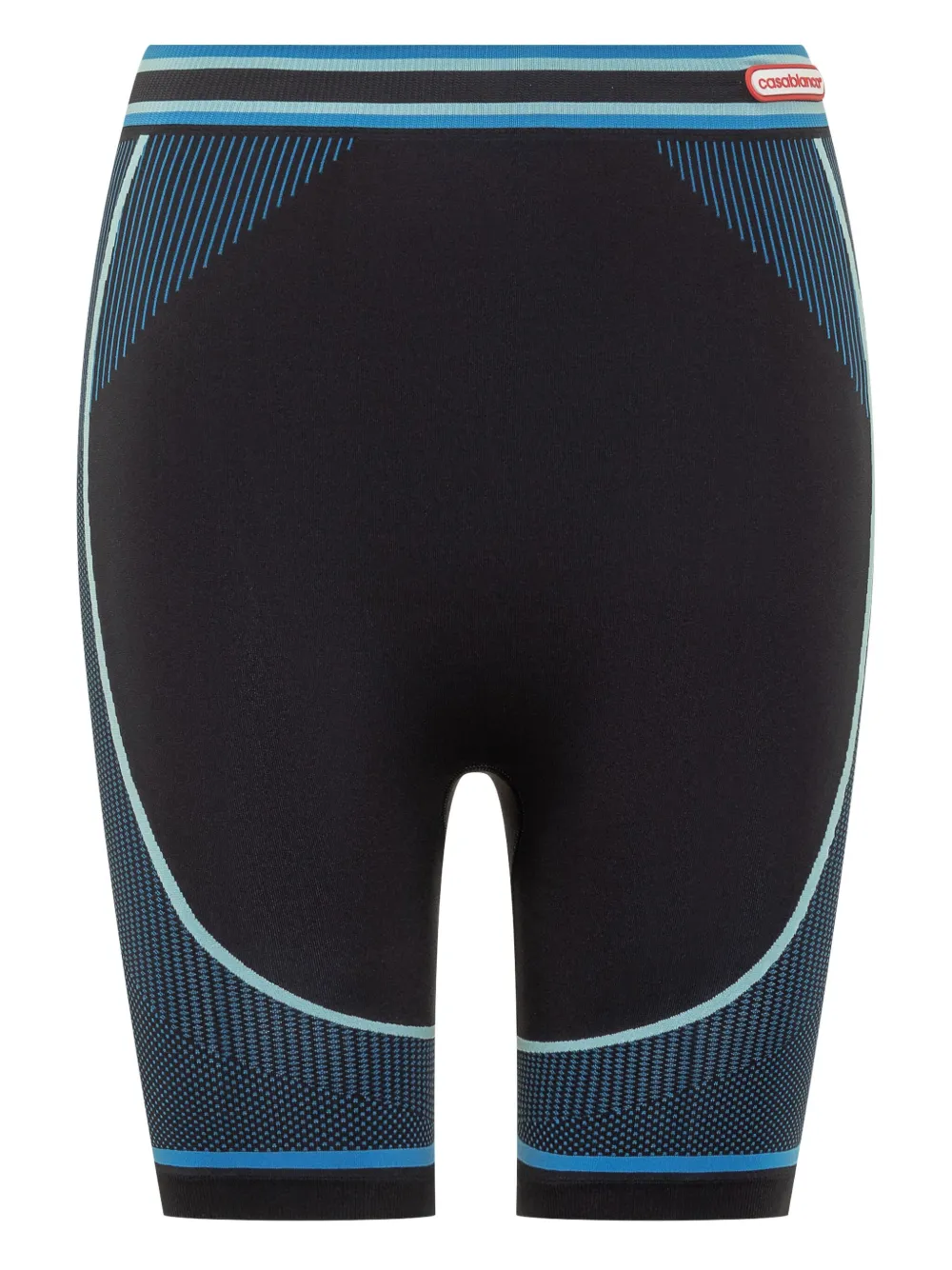 

Бесшовные полосатые шорты Casablanca, черный