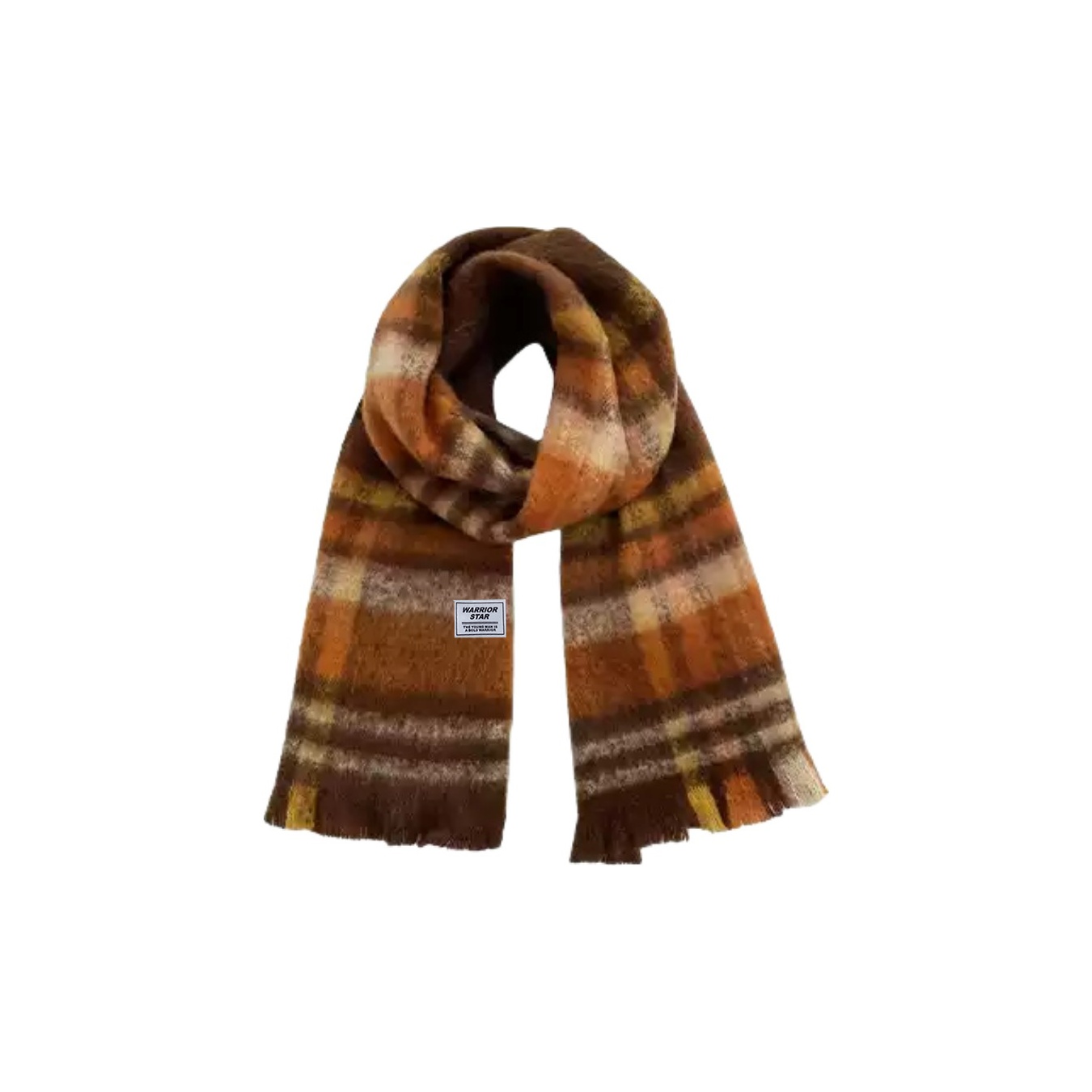 

Шарф из полиэстера Unisex WARRIOR, желтый