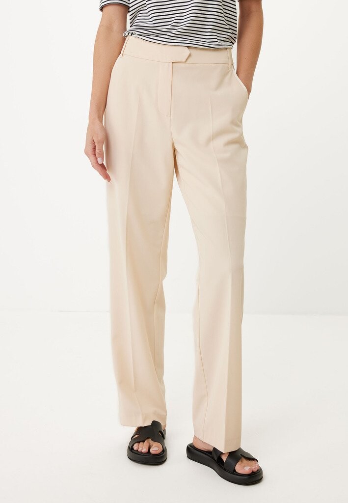 

Wide Leg Pantalon Mexx, брюки из ткани Mexx, светло-песочный