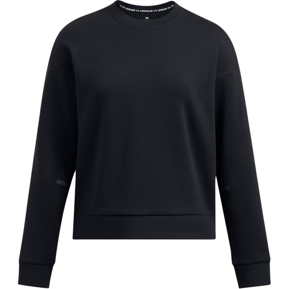 

Неудержимый флисовый свитшот женский черный Under Armour