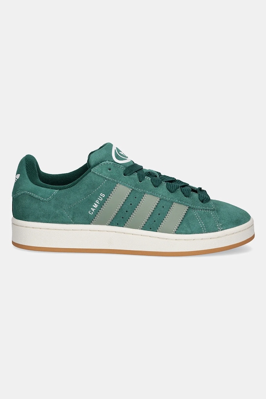 Замшевые кроссовки CAMPUS 00s Adidas Originals, зеленый — фото 2