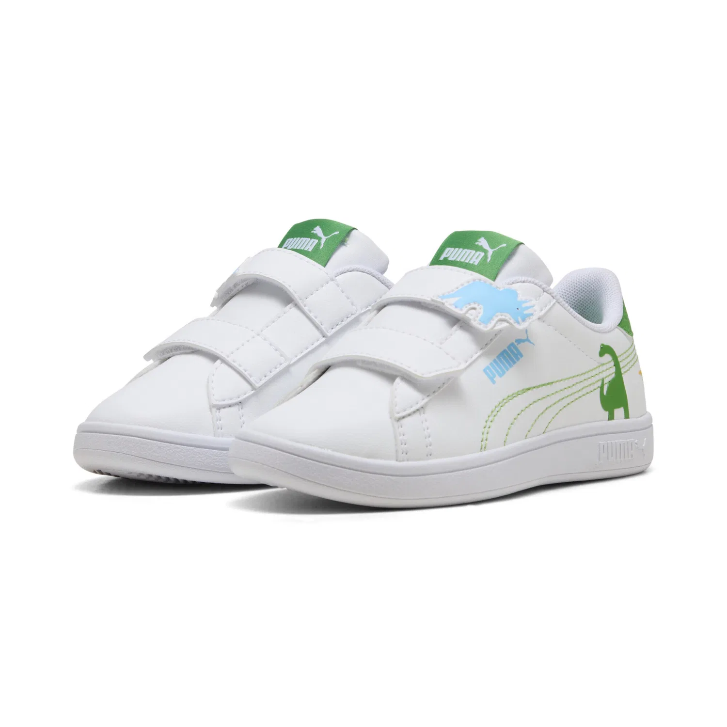 Кроссовки 'Smash 3.0 Dino' Puma, White — фото 2