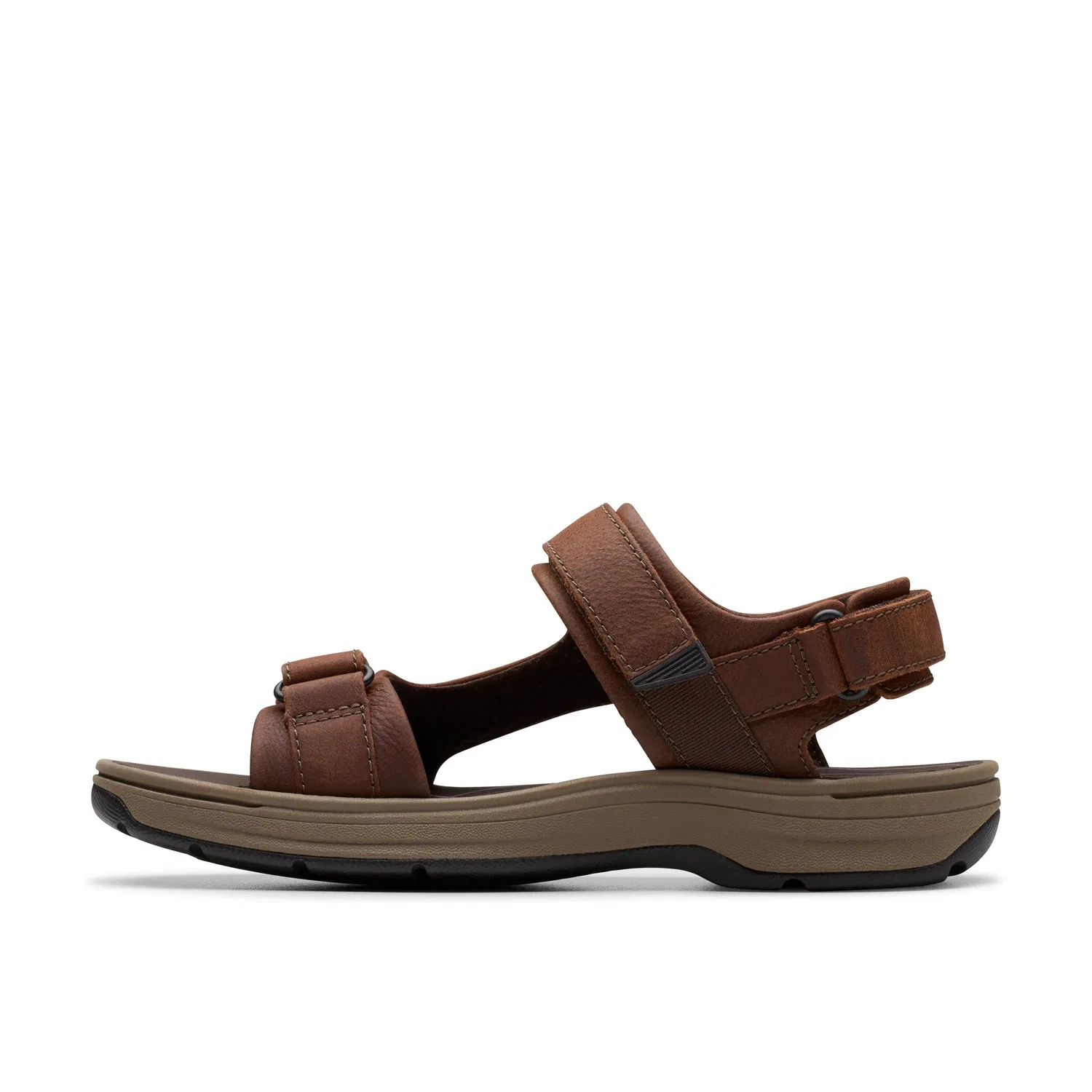 Сандалии Saltway Edge из кожи бренда Clarks, коричневый — фото 2