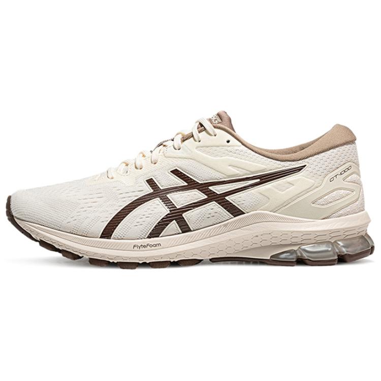 

Asics Кроссовки для бега GT 1000 10 Low Top мужские, белые, коричневые