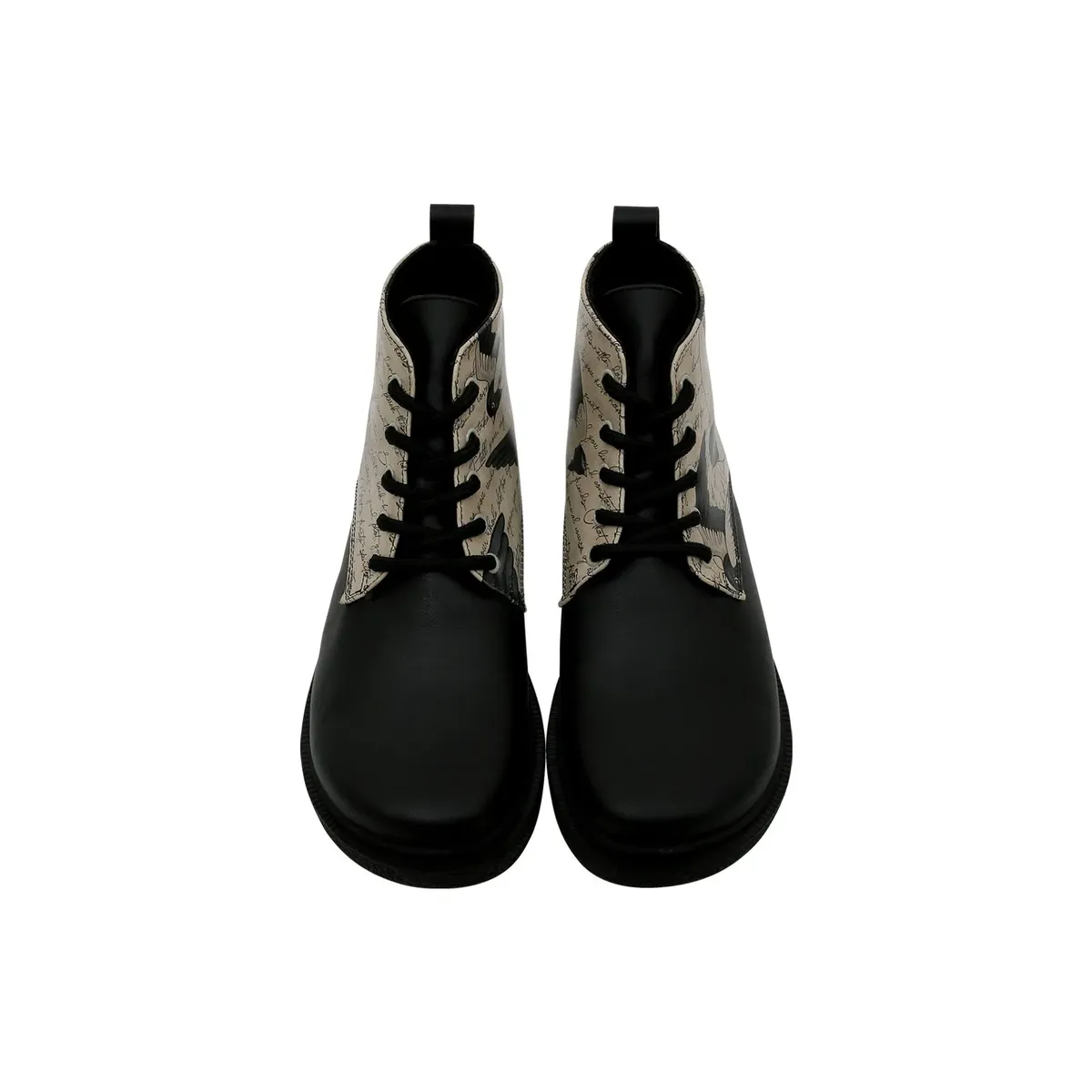 Лодочная обувь DOGO "Женские ботинки Victoria Boots Letters for Lovers Vegan Женские ботинки /", Vegan, черный — фото 2