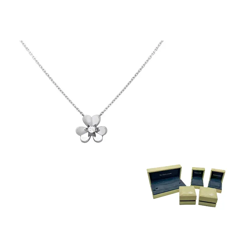 

Ожерелье с бриллиантами Frivole для женщин Van Cleef & Arpels, белый золотой