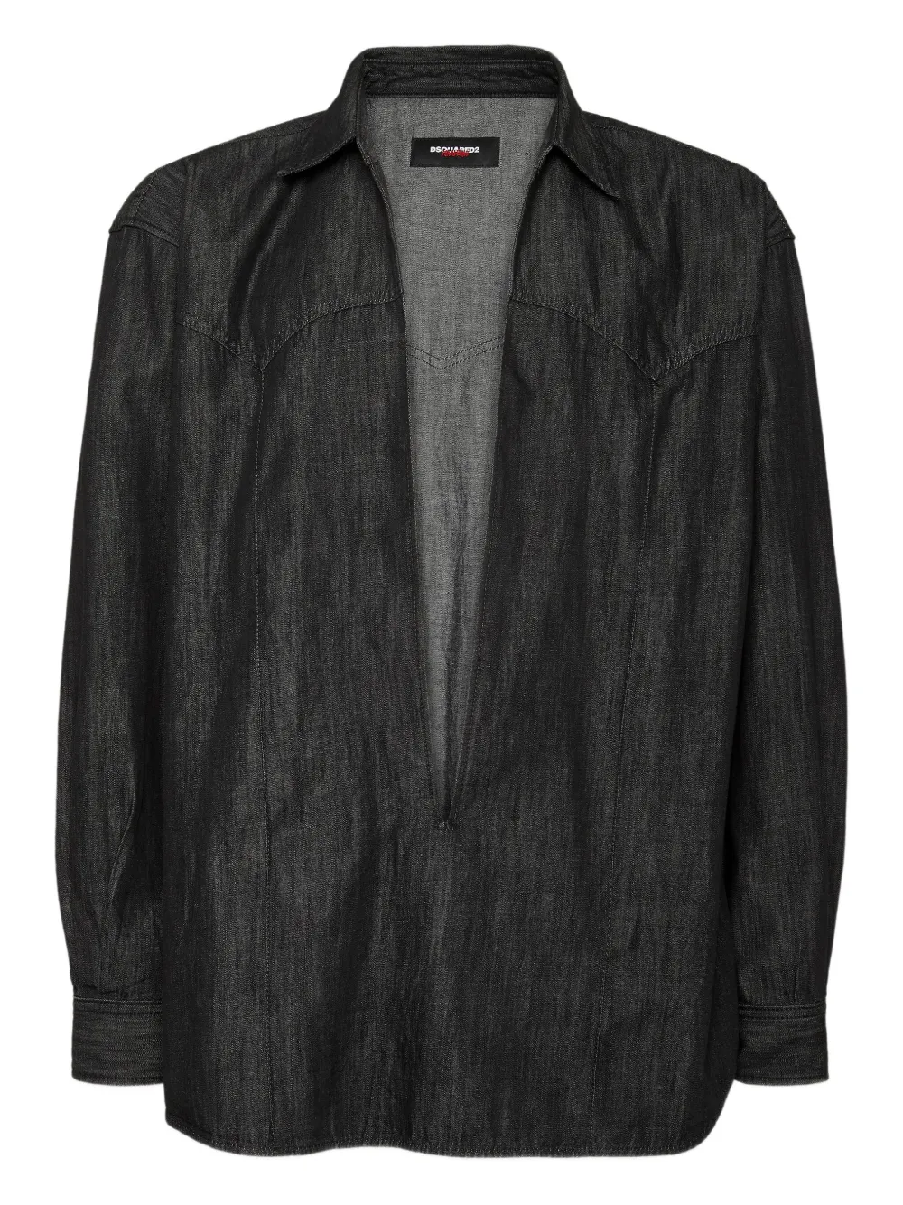 

Джинсовая рубашка Vaccaro из коллаборации с Magliano Dsquared2