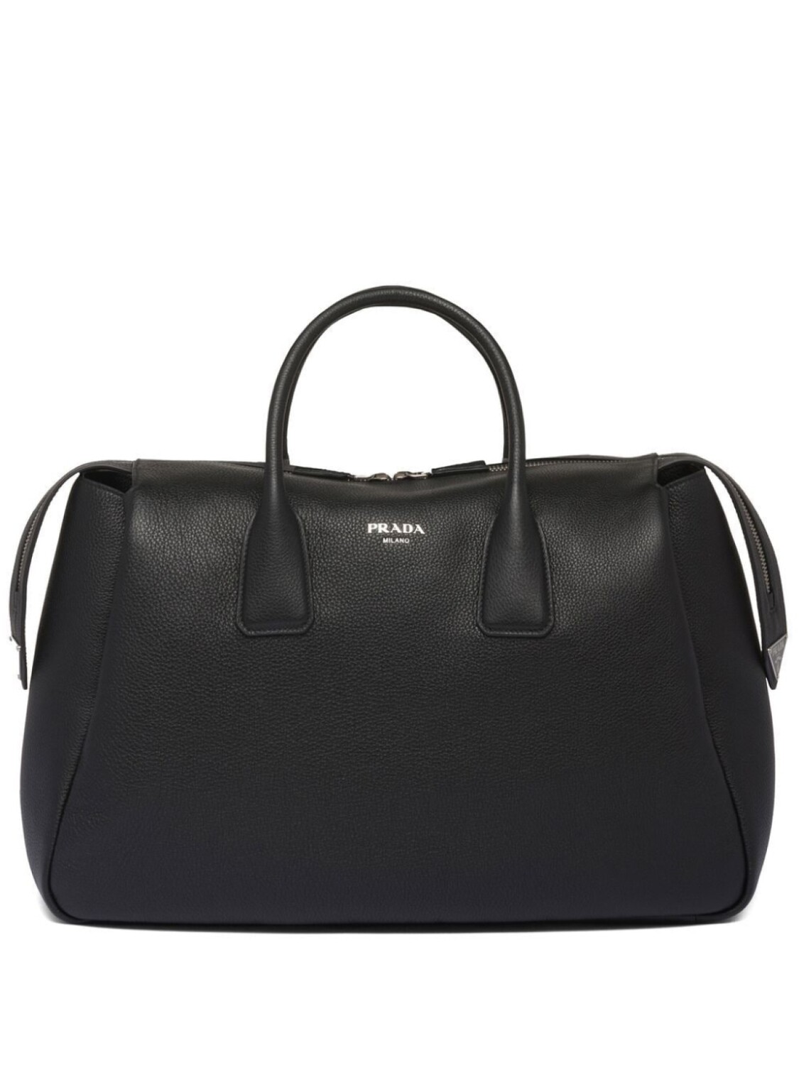 

Prada дорожная сумка с логотипом, черный