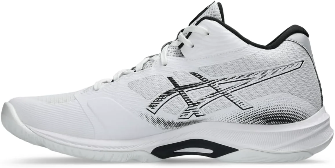 Мужские кроссовки ASICS Netburner Ballistic FF MT 4, белый/черный — фото 4